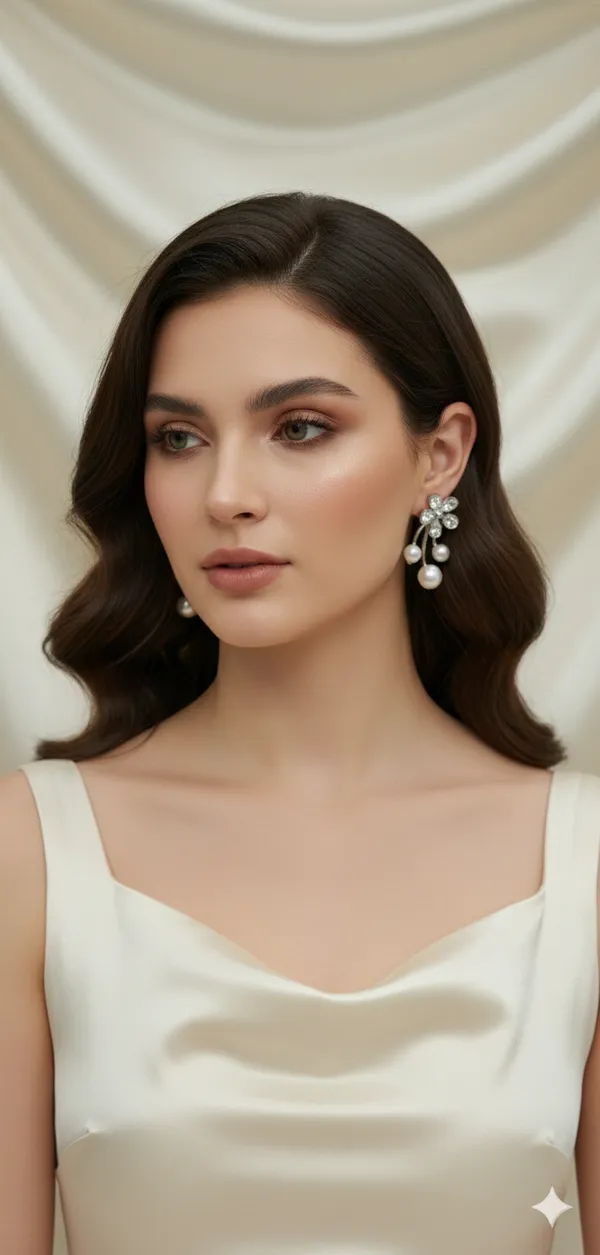 Petal_And_Pearl_Drops_Stud_Earrings_For_Women