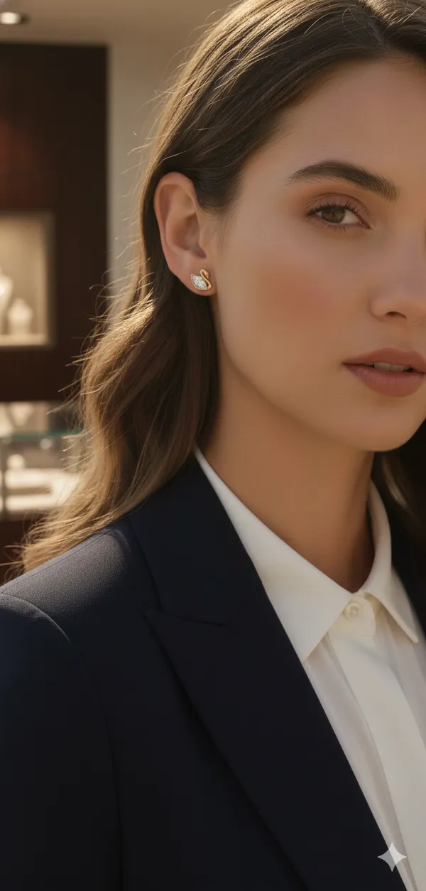 The_Swan_Lake_Studs_For_Women_(Multi_Piercing_Set)