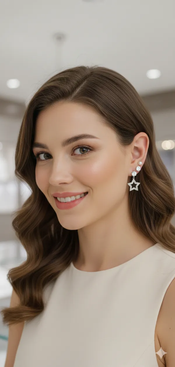 Silver_Pearls_Starlight_Trilogy_Earrings_For_Women_And_Girls