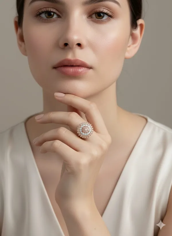 The_champagne-pink_Ring_for_Women