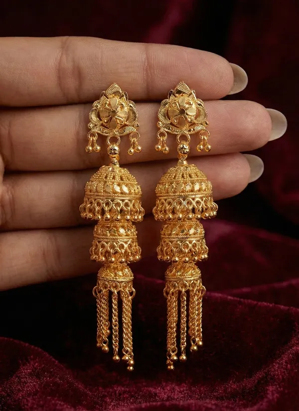 Golden_Alloy_Elegant_Earrings_For_Women