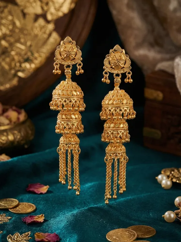 Golden_Alloy_Elegant_Earrings_For_Women