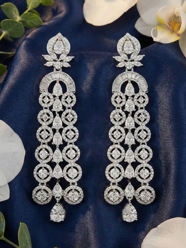 Silver_Alloy_Elegant_Earrings_For_Women