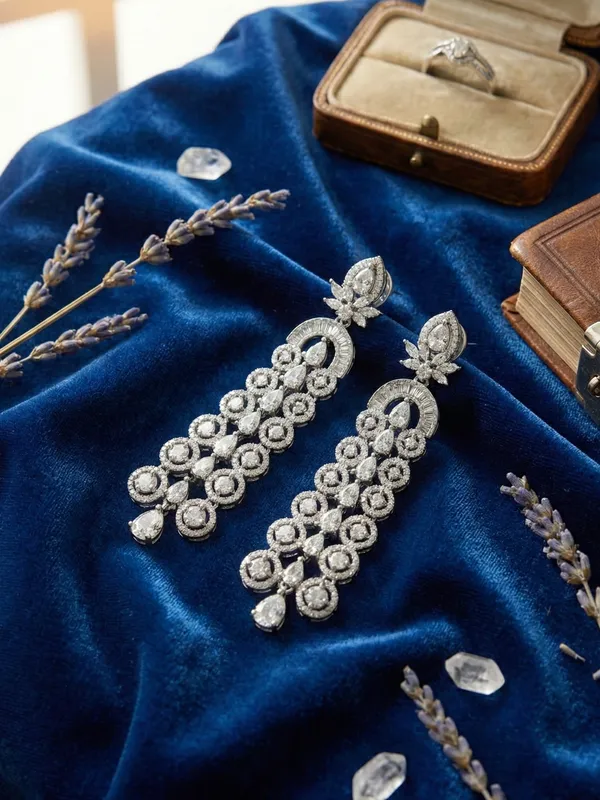 Silver_Alloy_Elegant_Earrings_For_Women