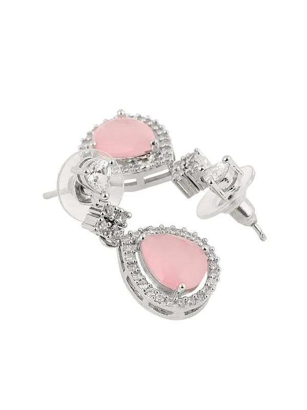 Silver_Pink_Elegant_Jewellery_set