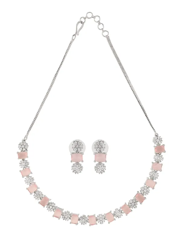 Pink-Silver_Alloy_Elegant_Jewellery_Set_For_Women