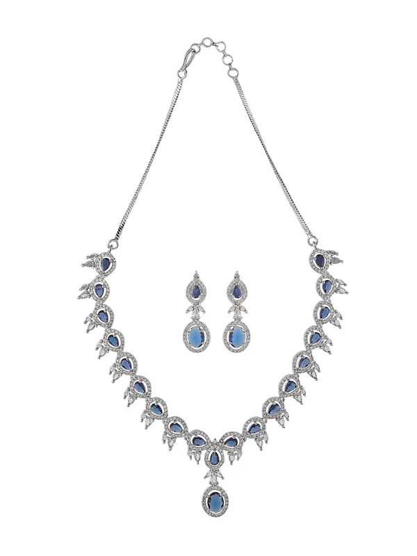 Blue_Alloy_Elegant_Jewellery_Set_For_Women