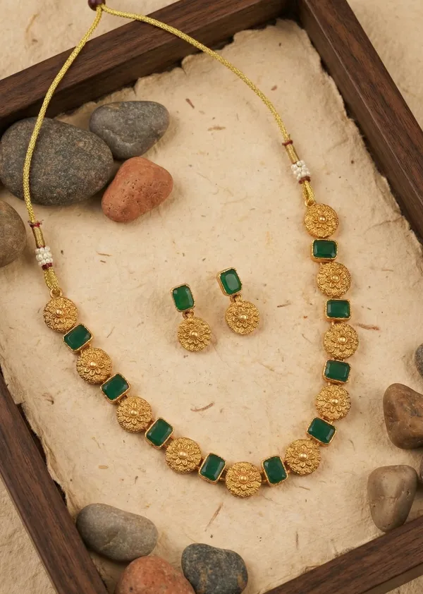 Alloy_Elegant_Necklace_Set_For_Women