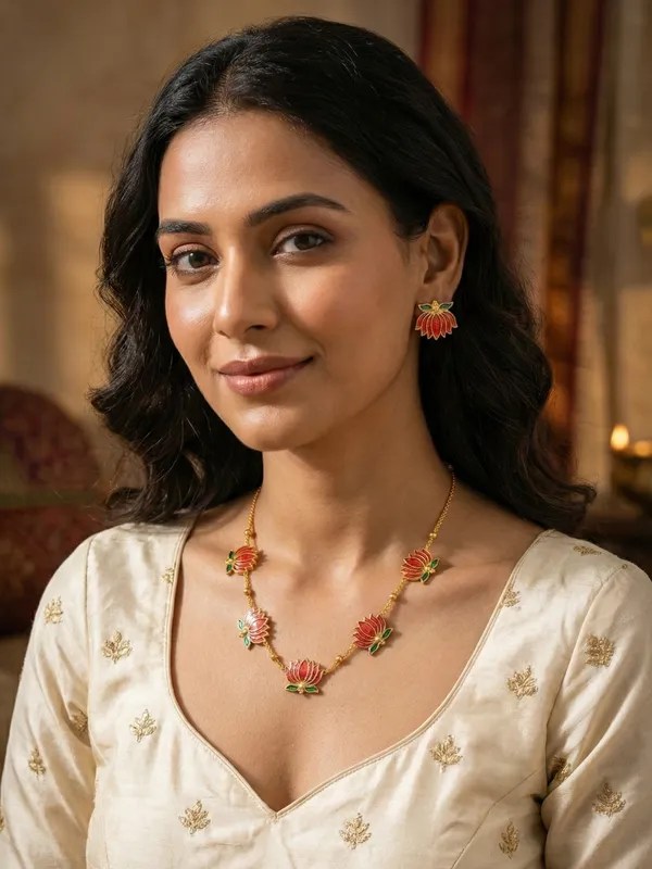 Alloy_Elegant_Necklace_Set_For_Women