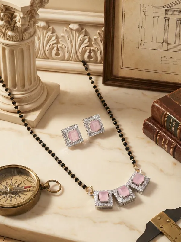 Pink_Ad_Stone_Mangal_Sutra_For_Women