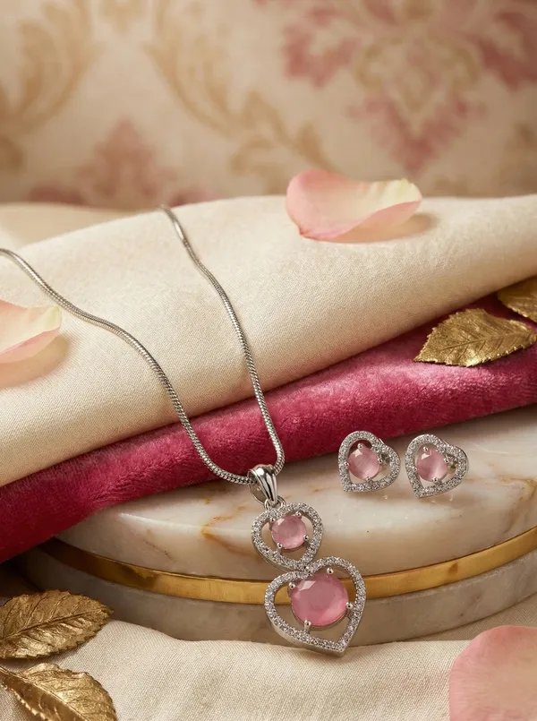 Pink_stoned_Pendant_Set_for_Women