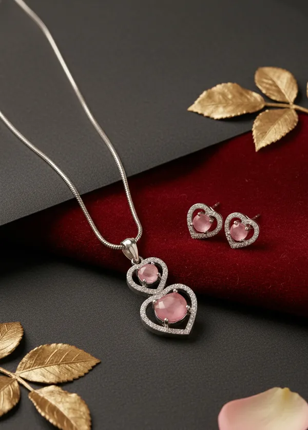 Pink_stoned_Pendant_Set_for_Women