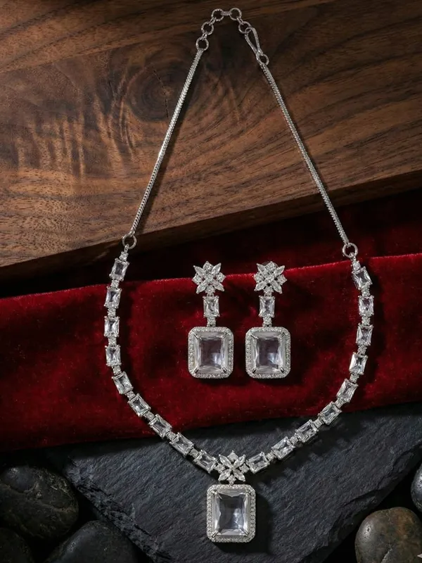 Silver_plated__Elegant_Jewellery_set