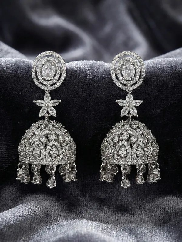 Silver_Alloy_Elegant_Earrings_For_Women