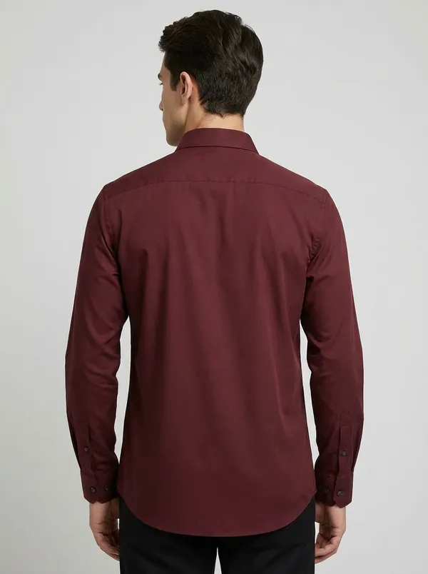 Maroon_Satin_Premium_&_Elegant_Formal_Shirt_For_Men