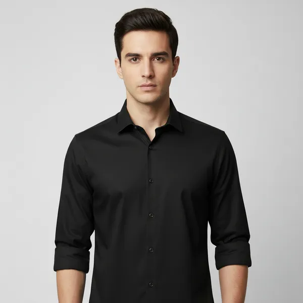 Black_Satin_Premium_&_Elegant_Formal_Shirt_For_Men