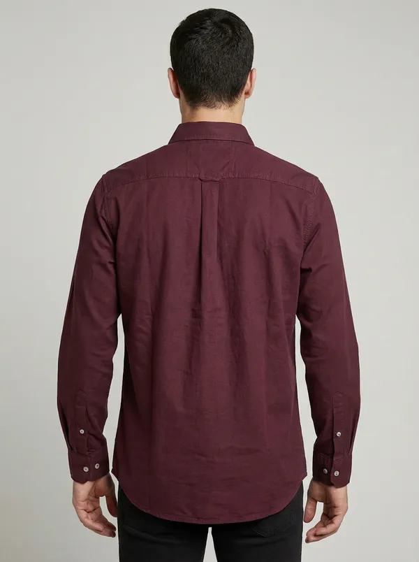 Wine_Rfd_Premium_&_Elegant_Double_Pocket_Shirt_For_Unisex