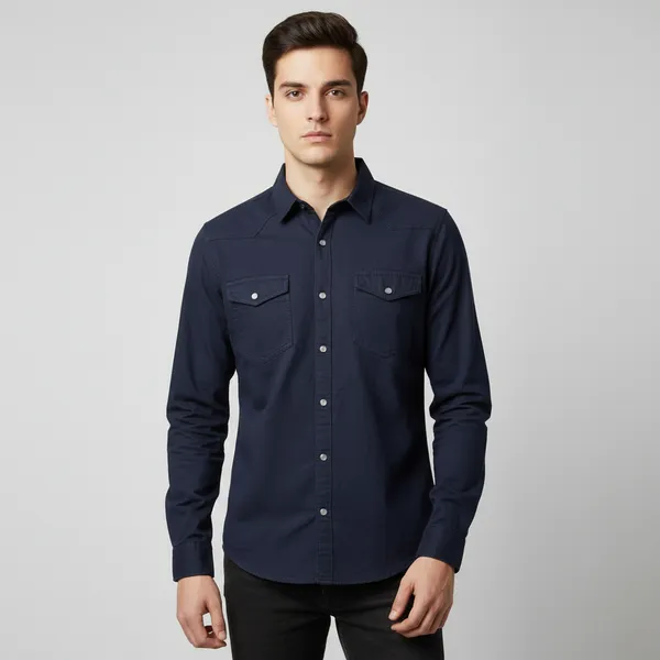 Navy_Blue_Rfd_Premium_&_Elegant_Double_Pocket_Shirt_For_Unisex