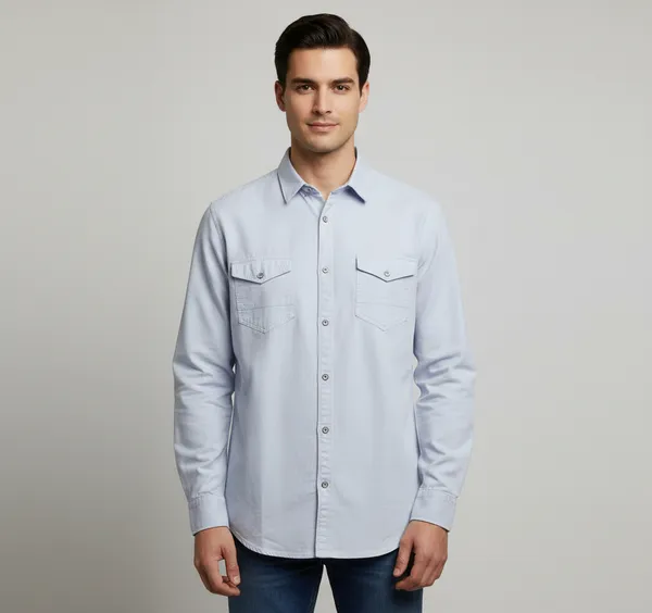 Light_Blue_Rfd_Premium_&_Elegant_Double_Pocket_Shirt_For_Unisex