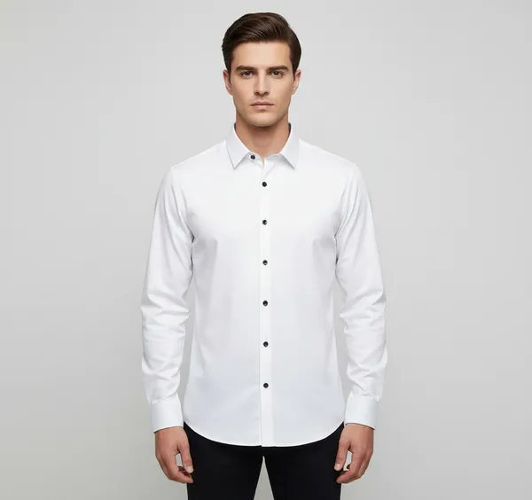 White_Satin_Premium_&_Elegant_Formal_Shirt_For_Men