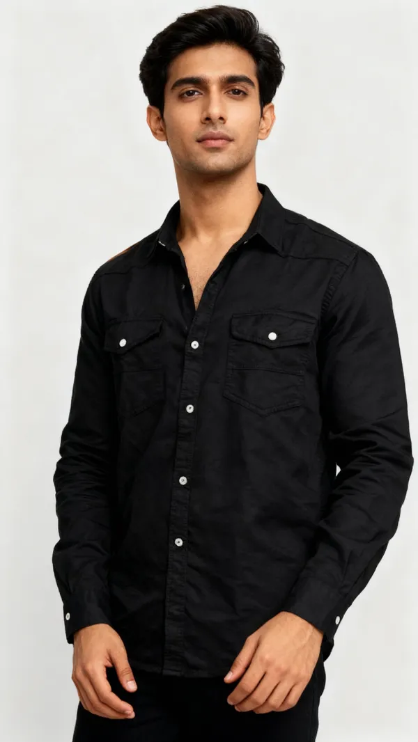 Black_Rfd_Premium_&_Elegant_Double_Pocket_Shirt_For_Unisex