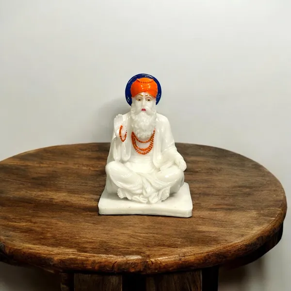 White_Guru_Nanak_Dev_Marble_Idol_Marble_Guru_Nanak_Dev_Statue