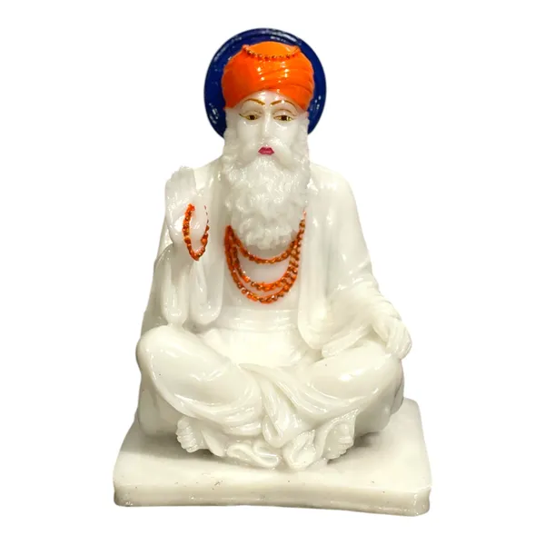White_Guru_Nanak_Dev_Marble_Idol_Marble_Guru_Nanak_Dev_Statue