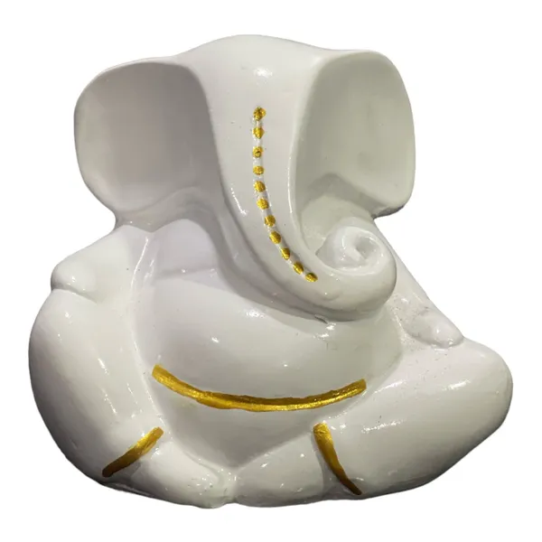 White_Ganesh_Idol_Car_Dashboard_Hindu_Ganesha_Statue_Puja_Items_Decor