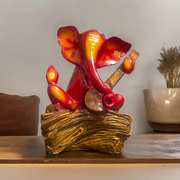 Red_&_Yellow_Ganesh_Antique_Idol_Home_Decor_Ganesha_Playing_Veena_Statue