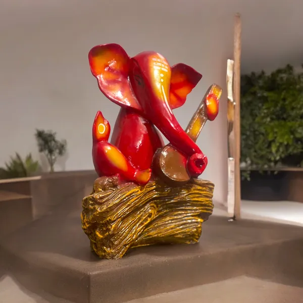 Red_&_Yellow_Ganesh_Antique_Idol_Home_Decor_Ganesha_Playing_Veena_Statue