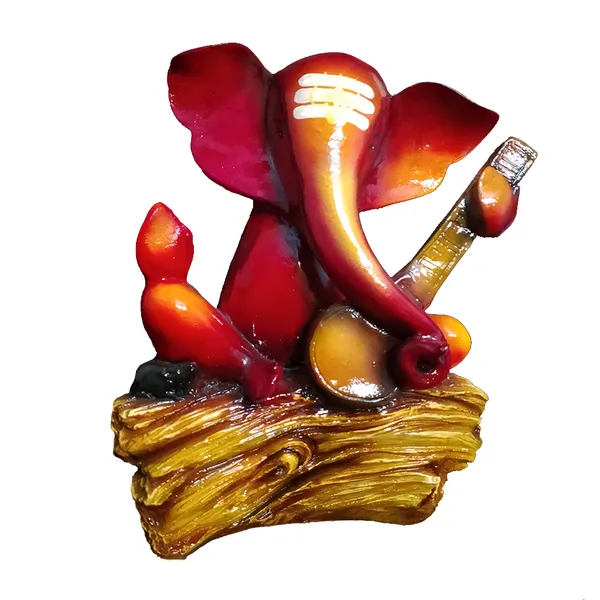 Red_&_Yellow_Ganesh_Antique_Idol_Home_Decor_Ganesha_Playing_Veena_Statue