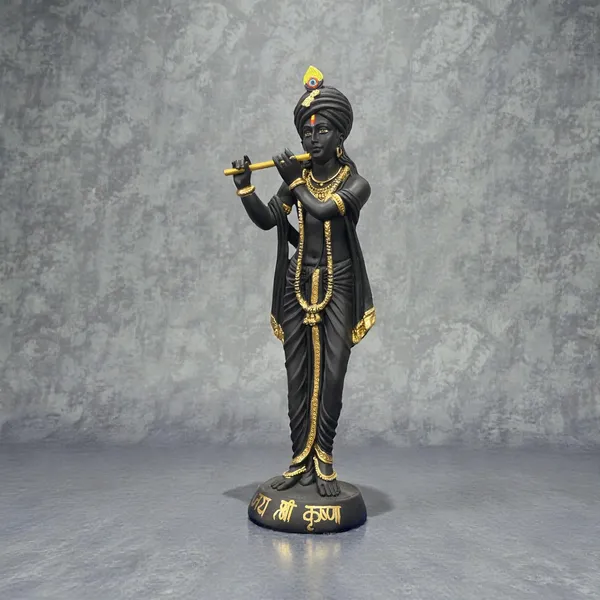 Golden_2.5_Feet_Standing_Krishna_Idol_Made_Of_Premium_Resin_Colorful_Decorative_Statue_For_Home_Temple_&_Gifts