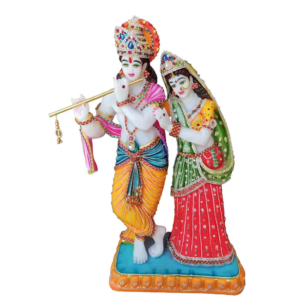 Multicolor_Radha_Krishna_2_Feet_Composite_Marble_Statue_Handcrafted_Colorful_Murti_For_Home_Decor_&_Temple_Use