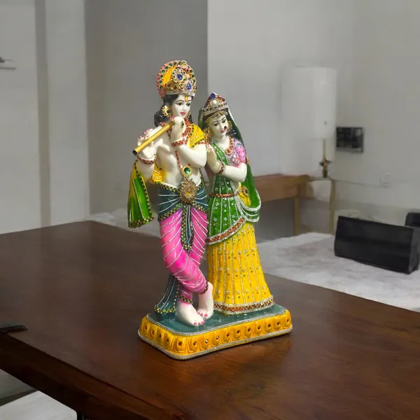 Multicolor_Radha_Krishna_2_Feet_Composite_Marble_Statue_Handcrafted_Colorful_Murti_For_Home_Decor_&_Temple_Use