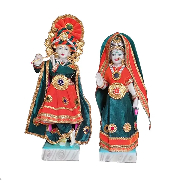 Multicolor_Standing_Radha_Krishna_With_Custom_Marble_Idol