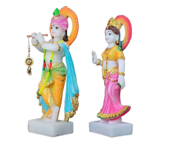 Multicolor_Standing_Radha_Krishna_Marble_Look_Idol