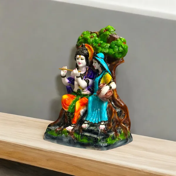 Multicolor_Beautiful_Radha_Krishna_Murti_Statue_Idol_For_Gifting_Home_Decor