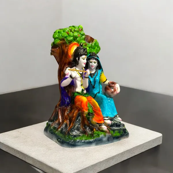 Multicolor_Beautiful_Radha_Krishna_Murti_Statue_Idol_For_Gifting_Home_Decor