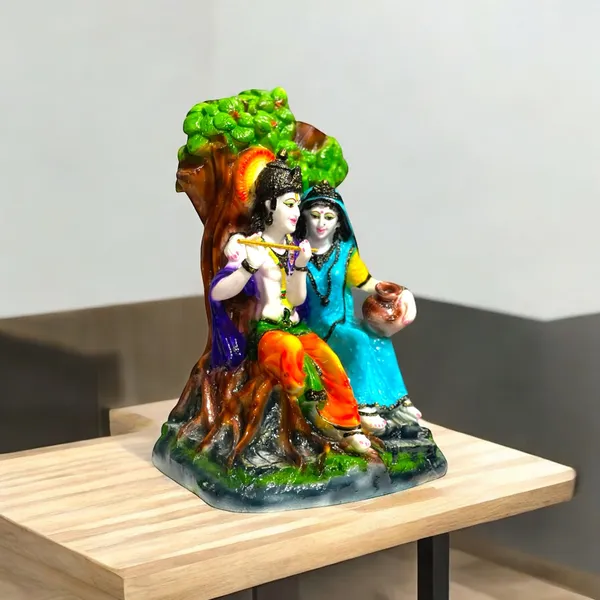 Multicolor_Beautiful_Radha_Krishna_Murti_Statue_Idol_For_Gifting_Home_Decor