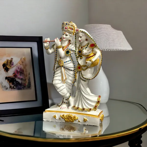 Grey_&_Golden_1.5_Feet_Radha_Krishna_Idol_Made_Of_Composite_Marble_Elegant_Home_Temple_Decorative_Statue