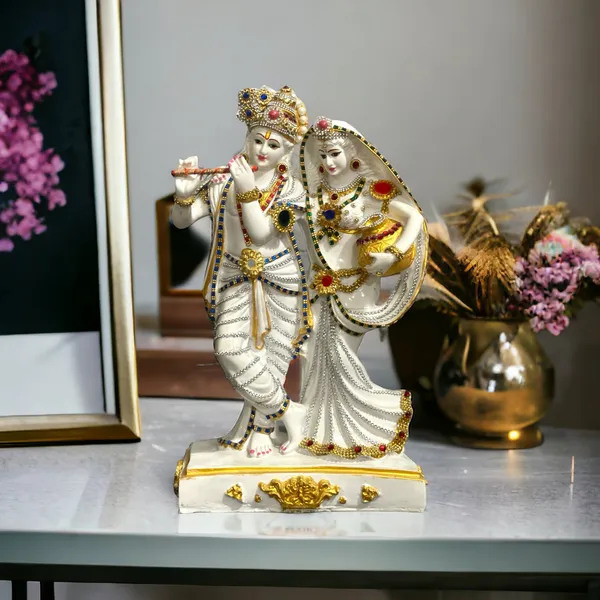 Grey_&_Golden_1.5_Feet_Radha_Krishna_Idol_Made_Of_Composite_Marble_Elegant_Home_Temple_Decorative_Statue