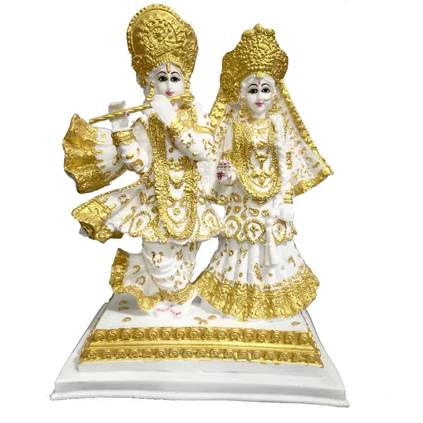 Off_White_&_Golden_Iskcon_Radha_Krishna_Murti_Marble_Idol_Statue_Sculpture