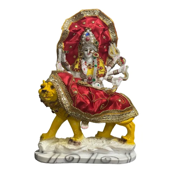 Multicolor_Maa_Sherawali_Jagdambe_Durga_Ji_Mata_Ji_Costume_Idol_Marble_Look_Murti