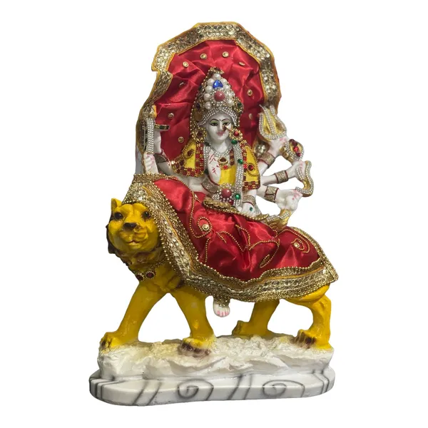 Multicolor_Maa_Sherawali_Jagdambe_Durga_Ji_Mata_Ji_Costume_Idol_Marble_Look_Murti