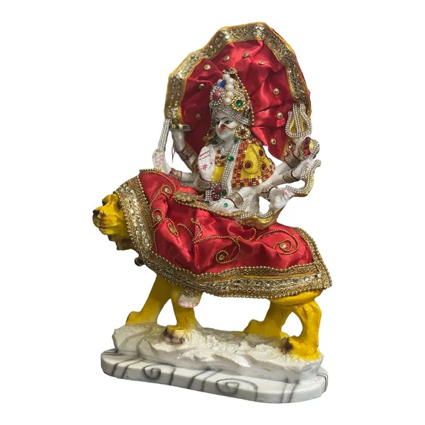 Multicolor_Maa_Sherawali_Jagdambe_Durga_Ji_Mata_Ji_Costume_Idol_Marble_Look_Murti