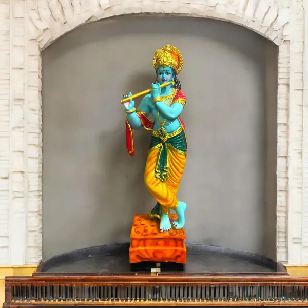 Multicolor_Standing_Krishna_With_Bansuri_Idol