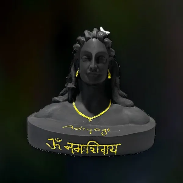 Black_&_Golden_On_Demand_Adiyogi_Shiva_Statue_Figurine