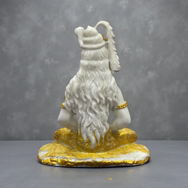 Off_White_1.5_Feet_Shiv_Samadhi_Idol_Made_Of_Composite_Marble_Peaceful_Mahadev_Statue_For_Home_Temple_&_Meditation_Decor
