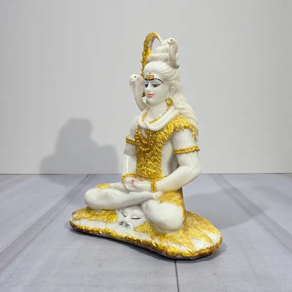 Off_White_1.5_Feet_Shiv_Samadhi_Idol_Made_Of_Composite_Marble_Peaceful_Mahadev_Statue_For_Home_Temple_&_Meditation_Decor
