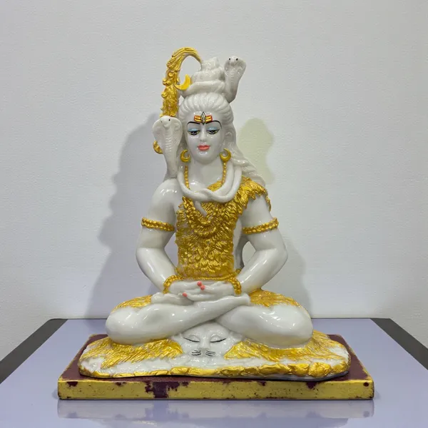 Off_White_1.5_Feet_Shiv_Samadhi_Idol_Made_Of_Composite_Marble_Peaceful_Mahadev_Statue_For_Home_Temple_&_Meditation_Decor